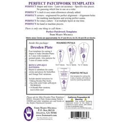 Marti Michel - Perfect Patchwork Templates - Dresden Plate 