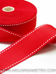 Backstitch ribbon