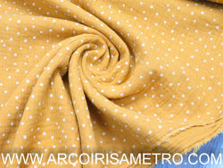 Dotted muslin - Dark yellow