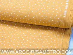 Dotted muslin - Dark yellow