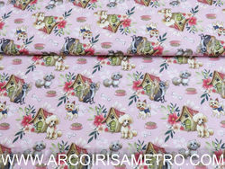 Poodles & yorkshires Fabric