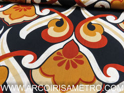 Printed cotton -arabescs