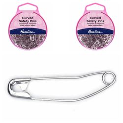 Hemline - Curve safety pins 27mm