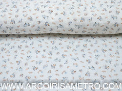 Printed muslin - flowers