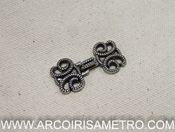Ornamented Metallic clasp - Silver