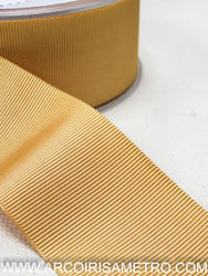 Grosgrain ribbon 40mm - Camel
