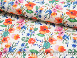 Pinted twill - Flowers
