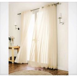 CURTAIN FABRIC  - ECRU VOILE