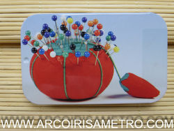 STEEL PLASTIC HEAD PINS IN  TIN