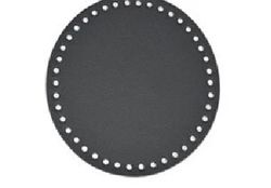Pleather round base - 18cm