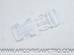 Clear plastic buckle 