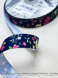 Grosgrain floral tape 