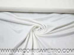 Satiny mesh lining - Pearl white