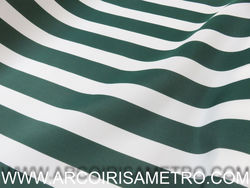 GREEN STRIPED CANVAS - OUTDOOR   