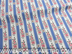 Alcobaça chita - Belmonte - Blue