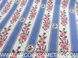 Alcobaça chita - Belmonte - Blue