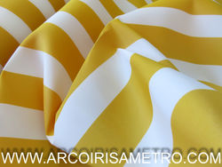 STRIPED CANVAS - OUTDOOR YELLOW
