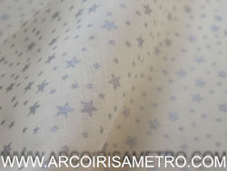 Christmas - SILVER STARS ON LIGHT BACKGROUND