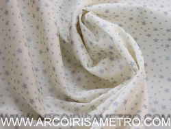 Christmas - SILVER STARS ON LIGHT BACKGROUND