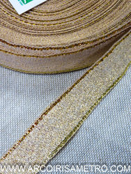 tight weave cotton tape with shine