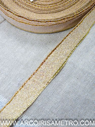 tight weave cotton tape with shine