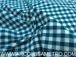 Vichy fabric - Petroleum