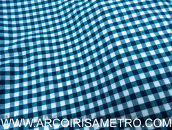 Vichy fabric - Petroleum