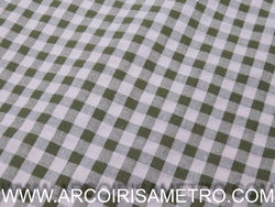 Vichy seersucker - Pink and brown