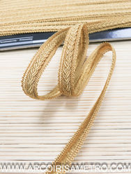 GALÃO COM ENTRANÇADO - DOURADO