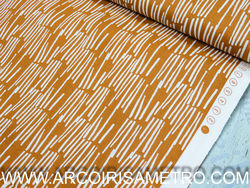 Gotas - Brick orange with stripes