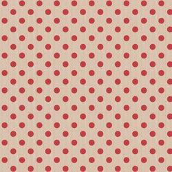 Tilda Making Memories Collection, Polkadot Red, 160085