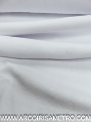 NARROW RIBBED JERSEY  - WHITE