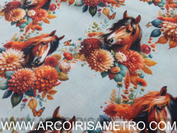 DIGITAL PRINT - HORSES WITH MUMMS