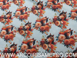 DIGITAL PRINT - HORSES WITH MUMMS