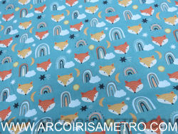 DIGITAL PRINT - FOXES AND FRIENDS