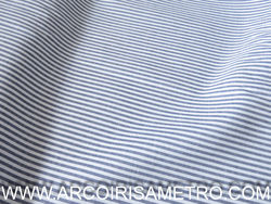 VICHY / PIN STRIPE -  BLUE