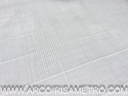 Fralda para bordar num canto ESTRELA - BRANCO