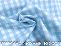 POPLIN - BLUE VICHY