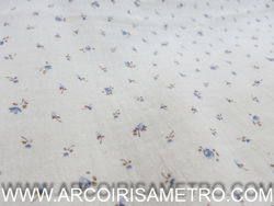COTTON DIAPER FABRICS -BLUE  FLOWERS