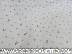 COTTON DIAPER FABRICS -BLUE  FLOWERS