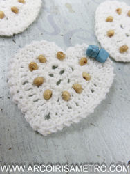 CROCHET HEART PATCH