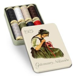 Gutermann - Cotton thread spools in decorative TIN  box 