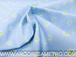 PIQUET - DAISIES ON BLUE BACKGROUND