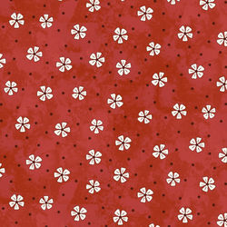 HENRY GLASS -3394-88 Red || Pocketful of Posies