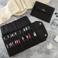 KNITPRO - IC KNITTING NEEDLE CASE - BLACK