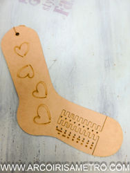 KNIT SOCK FORM FOR ADULT SIZES