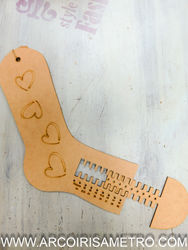 KNIT SOCK FORM FOR ADULT SIZES