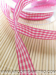 VICHY RIBBON - PURPE / PINK 16MM