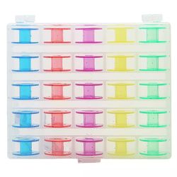 Bobbin storage box - with 25 bobbins