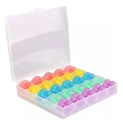 Bobbin storage box - with 25 bobbins